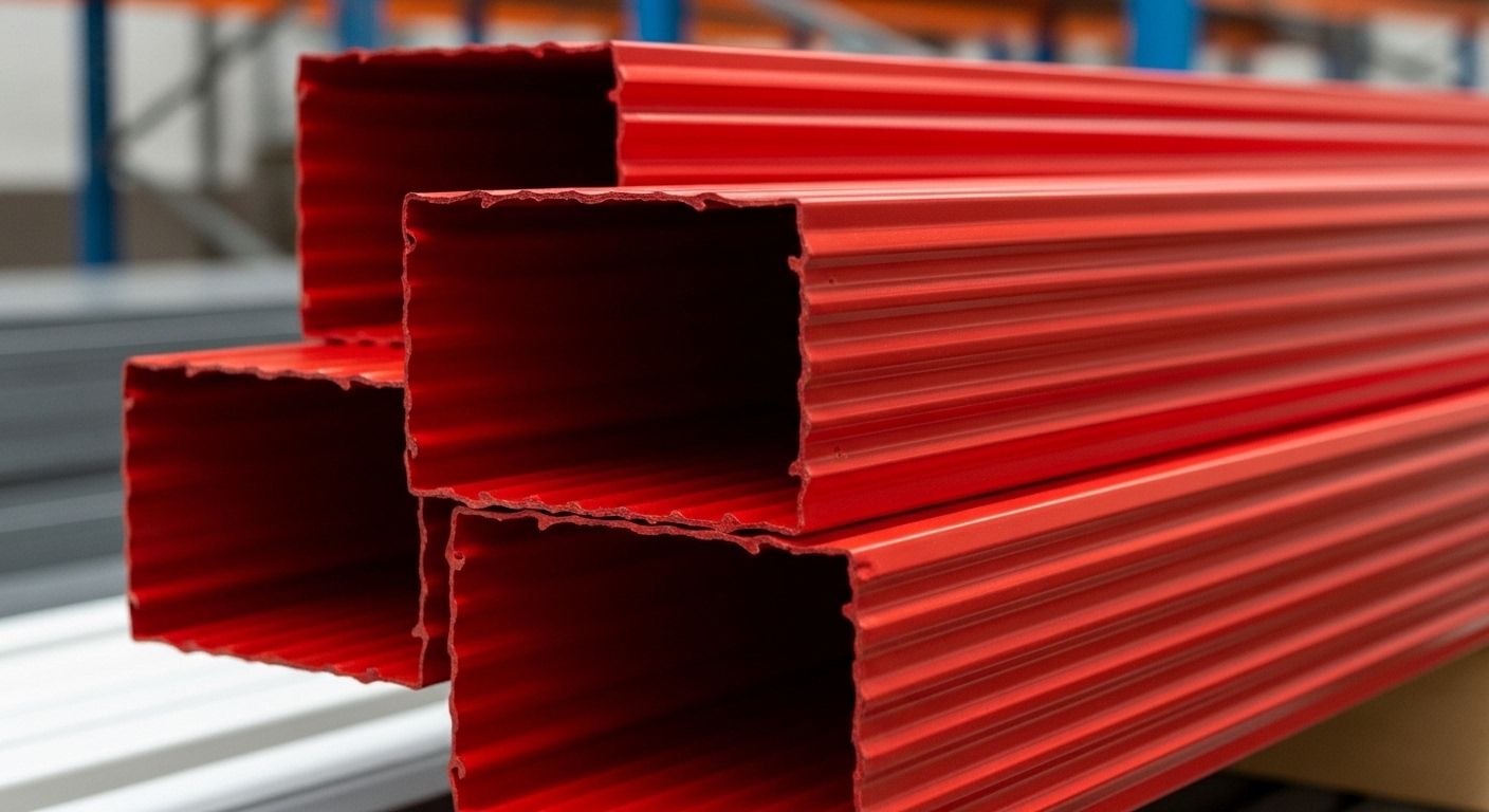 S235 ve S355 kalite astar boyalı kutu profil