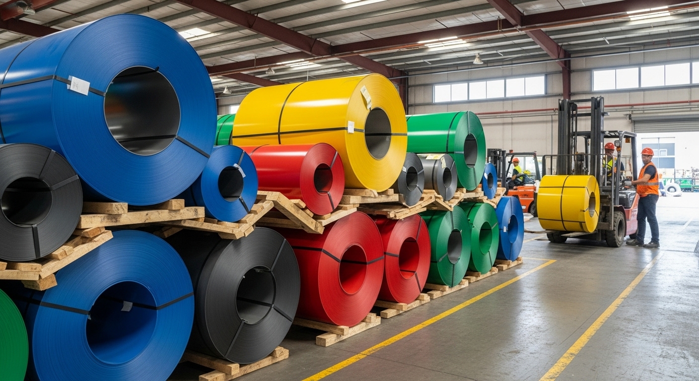 Boyalı Rulo Sac Üretim Tesisi