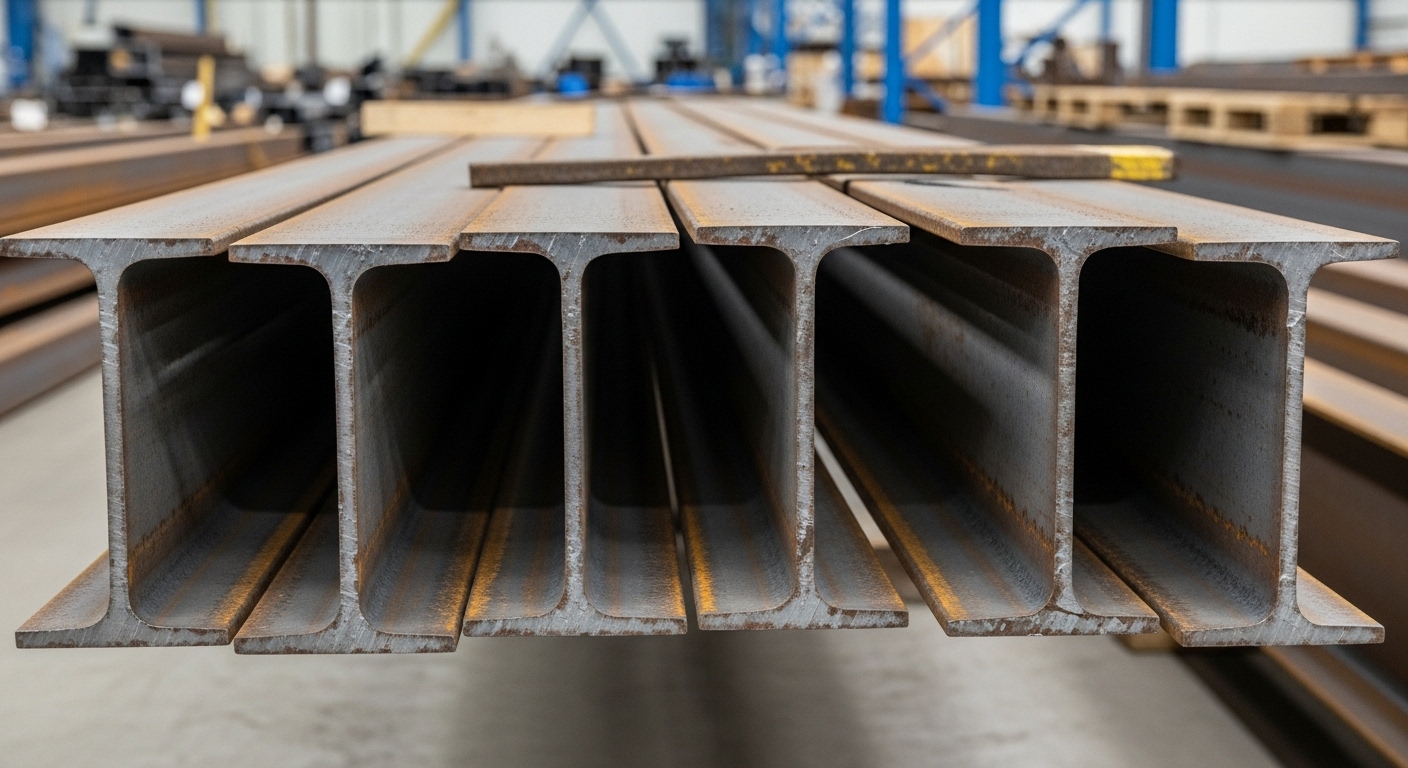 Stoklanmış HEA profil demirleri