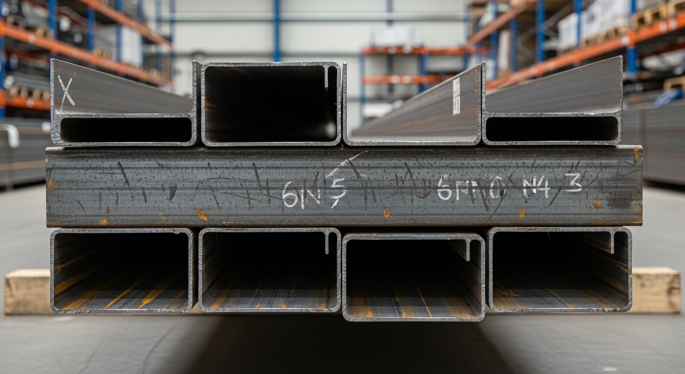 Farklı kalınlıklarda NPU U demir profiller