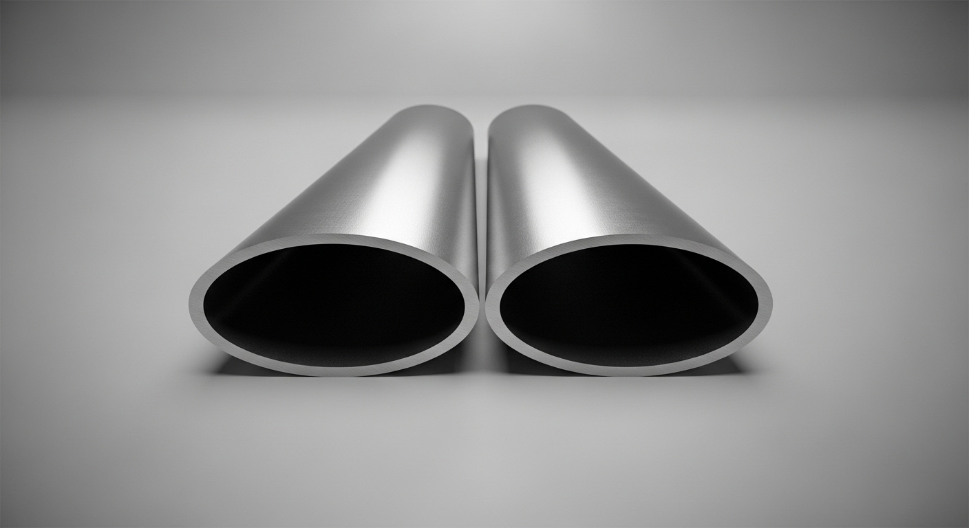 Farklı boyutlarda oval çelik profiller