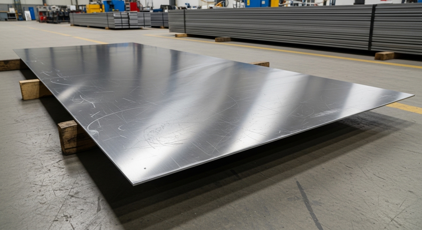 Farklı ebatlarda istiflenmiş plaka sac levhalar