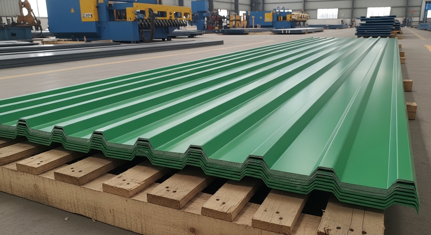 Farklı renklerde boyalı trapez sac kaliteleri